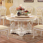 Oak Wood Victorian Round Dining Table Faux Marble Table Top with Pedestal Base Clearhalo 'Dining Tables & Seating' 'Dining Tables' 'dining_table' 'furn' 'furn_dining_table' 'Furniture' 'furniture_dining_table' 'Kitchen & Dining Furniture' 'kitchen' 'kitchen_dining_table' 1200x1200_b1c12b56-2e2b-4db3-8e82-288723e64e2e