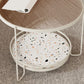 Round Minimalist Coffee Table Glass Top Steel Coffee Table for Living Room Clearhalo 'Coffee & Accent Tables' 'Coffee Tables' 'coffee_tables' 'furn' 'furn_coffee_tables' 'Furniture' 'Living Room Furniture' 1200x1200_b1c4ad24-387c-4934-b800-8e860c904735