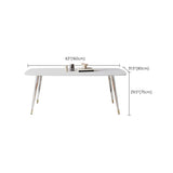 Medieval Rectangle Dining Table Sintered Stone Table with Plastic Legs Clearhalo 'Dining Tables & Seating' 'Dining Tables' 'dining_table' 'furn' 'furn_dining_table' 'Furniture' 'Kitchen & Dining Furniture' 1200x1200_b1c618a0-ec53-4ddf-b5f6-035a56eecef9