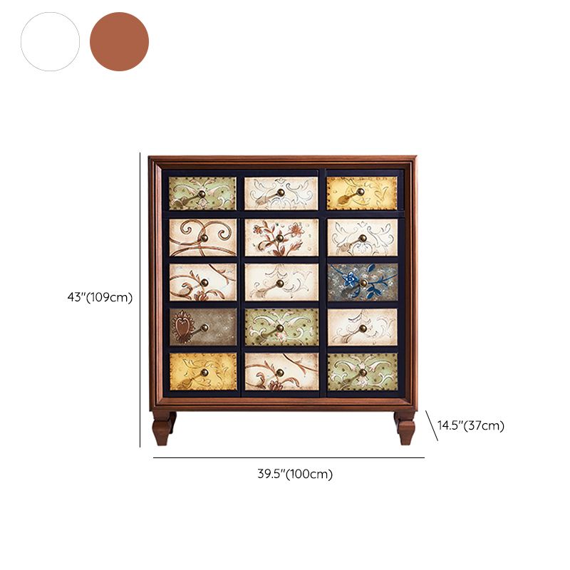 Casa di casa in legno moderno tavolo da sideboard rettangolare minimalista con cassetti