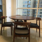 Modern Round Shape Solid Wood Dining Table Kitchen Standard Dining Table with Double Pedestal Clearhalo ' dining_table' 'Dining Tables & Seating' 'Dining Tables' 'furn' 'furn_dining_table' 'Furniture' 'furniture_dining_table' 'Kitchen & Dining Furniture' 'kitchen&dining_furn' 'kitchen' 'kitchen_dining_table' 1200x1200_b1c86ffd-8d36-4e5d-9017-76100af676b6