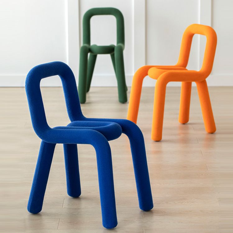 Contemporary Style Dining Room Chair Dining Armless Chair with Metal Legs Clearhalo ' kitchen&dining_furn' 'Dining Chairs' 'Dining Tables & Seating' 'dining_chair' 'furn' 'furn_dining_chair' 'Furniture' 'furniture_dining_chair' 'Kitchen & Dining Furniture' 'kitchen' 1200x1200_b1c9e3d5-2013-4ab2-99af-aea1cf36efcf