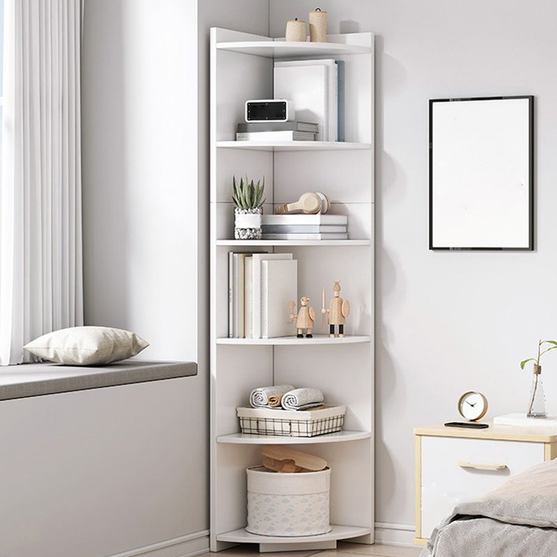 Corner Wood Accent Chest with Shelves Contemporary Side Cabinet Clearhalo 'Cabinets & Chests' 'cabinets_chests' 'furn' 'furn_cabinets_chests' 'Furniture' 'Living Room Furniture' 1200x1200_b1ca3e56-4eeb-4a79-bb7d-11c7ddff0fb9