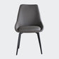 Contemporary Style Dining Chair Armless Chairs with Metal Legs for Home