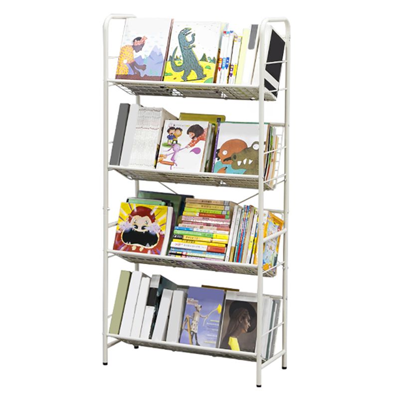 Modern Style Bookshelf Etagere Open Back Metal Bookcase for Home Clearhalo 'Bookcases' 'furn' 'furn_bookcases' 'Furniture' 'furniture_bookcases' 'Office Furniture' 1200x1200_b1cf6947-6371-43d4-b181-e3f2d17ef194