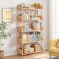 Open Back Standard Bookcase Scandinavian Engineered Wood Bookshelf