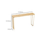 Indoor Contemporary Bar Dining Table Rectangle Bar Table with Pine Wood Frame