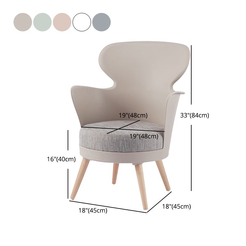 Modern Design Upholstered Dining Chairs Solid Back Chair for Home