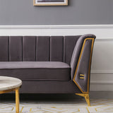 Faux Leather Modern Tuxedo Arm Sofa Standard Sofa with Sewn Pillow Back Clearhalo 'furn' 'furn_sofas' 'Furniture' 'Living Room Furniture' 'Sofa' 'sofas' 1200x1200_b1d5e787-83e4-4e47-943c-2653bca727fc