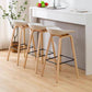 Modern Style Solid Wood Bar Stool with Footrest Low Back Bistro Bar Stool 30 Inches Clearhalo 'Bar Furniture' 'Bar Stools' 'bar_stools' 'furn' 'furn_bar_stools' 'furniture_bar_stools' 'Kitchen & Dining Furniture' 'kitchen&dining_furn' 'kitchen' 'kitchen_furn' Furniture' 1200x1200_b1d700a2-8c31-4760-a411-4459755f8248