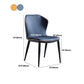 Contemporary Dining Chairs Armless Chairs with Metal Legs for Kitchen