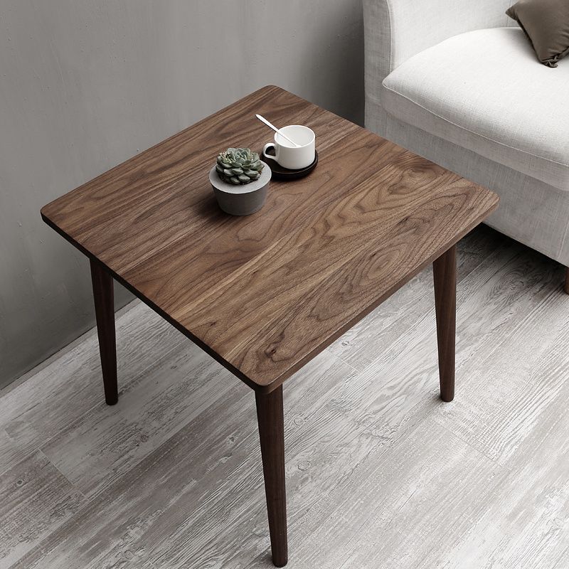 Square Solid Wood Brown Tone Dining Table Industrial 4 Legs Table for Dining Room Clearhalo ' dining_table' 'Dining Tables & Seating' 'Dining Tables' 'furn' 'furn_dining_table' 'Furniture' 'furniture_dining_table' 'Kitchen & Dining Furniture' 'kitchen&dining_furn' 'kitchen' 'kitchen_dining_table' 1200x1200_b1d7b40f-95b8-4628-95ee-1c5666781ee2