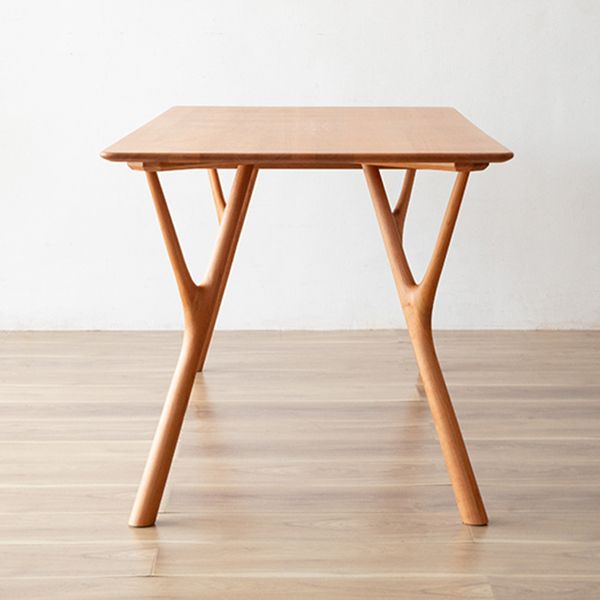 Modern Style Rectangle 4-foot Home Furniture Solid Wood Dining Room Collection Clearhalo ' dining_table' 'Dining Tables & Seating' 'Dining Tables' 'furn' 'furn_dining_table' 'Furniture' 'furniture_dining_table' 'Kitchen & Dining Furniture' 'kitchen&dining_furn' 'kitchen' 'kitchen_dining_table' 1200x1200_b1d82829-2b2f-46a7-9623-2cbca8490569