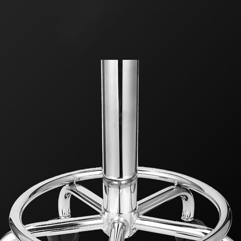 Contemporary Steel Adjustable Height Barstool Indoor Bar Stool with Low Back Clearhalo 'Bar Furniture' 'Bar Stools' 'bar_stools' 'furn' 'furn_bar_stools' 'furniture_bar_stools' 'Kitchen & Dining Furniture' 'kitchen&dining_furn' 'kitchen' 'kitchen_furn' Furniture' 1200x1200_b1dc6f60-ca54-414f-8c56-31bf26203904