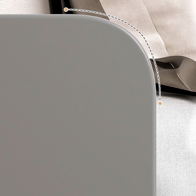 Houten nachtkastje met lade /16.5"20.8"tall nachtkastje in bruin / zwart / wit