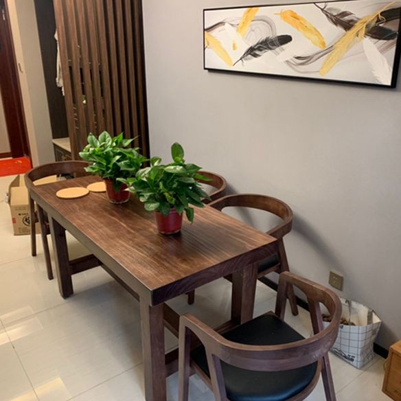 Farmhouse Style Kitchen Sintered Stone Furniture of Standard Height Formal Dining Room Table Set Clearhalo 'Dining Room Sets' 'Dining Tables & Seating' 'dining_room_set' 'furn' 'furn_dining_room_set' 'Furniture' 'furniture_dining_room_set' 'Kitchen & Dining Furniture' 'kitchen&dining_furn' 'kitchen' 1200x1200_b1e2360b-5396-424c-b6d1-0e6abf982ef2