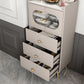 13.65-inch Width Glam Storage Chest Stone Storage Chest Dresser Clearhalo 'Bedroom Furniture' 'Dressers & Chests' 'dressers_chests' 'furn' 'furn_dressers_chests' 'Furniture' 1200x1200_b1e2fab4-d898-438f-b6ca-cc6a99169d3e