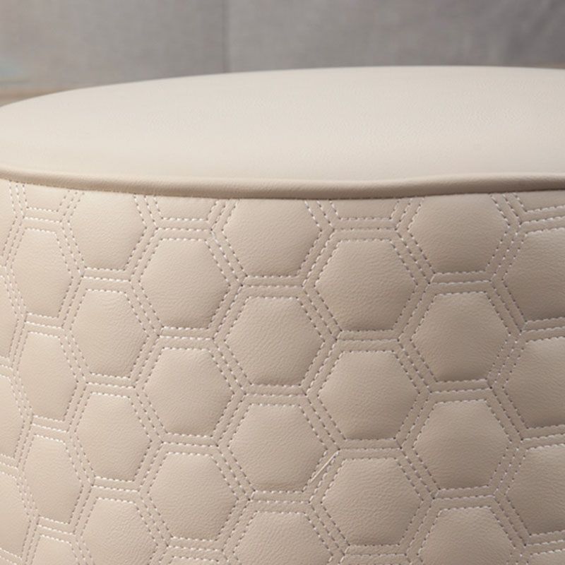 Genuine Leather Standard Stool Modern Minimalist Round Footrest Clearhalo 'furn' 'furn_ottomans_poufs' 'Furniture' 'Living Room Furniture' 'Ottomans & Poufs' 'ottomans_poufs' 1200x1200_b1e35d8b-6b22-4763-ae27-6e06b2eacf83