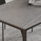 Ensemble de table à manger contemporaine 1/4/5/7 pièces Table à manger rectangulaire avec chaises sans accoudoirs