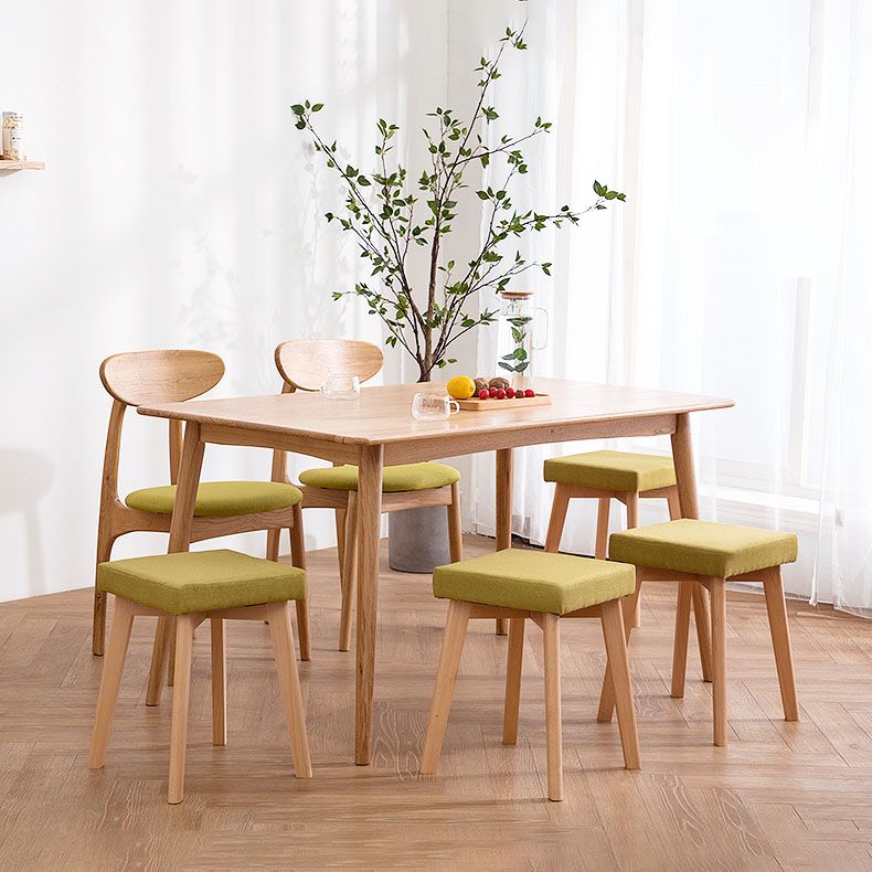 Industrial Wood Kitchen Dining Room Chair Open Back Side Chair Clearhalo 'Dining Chairs' 'Dining Tables & Seating' 'dining_chair' 'furn' 'furn_dining_chair' 'Furniture' 'furniture_dining_chair' 'Kitchen & Dining Furniture' 1200x1200_b1e51b69-52e1-4442-91c8-7bba69fa0a2e