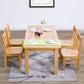 Modern Style Rectangle Dining Table Brown Solid Wood Dining Table with 4 Legs for Home Clearhalo ' dining_table' 'Dining Tables & Seating' 'Dining Tables' 'furn' 'furn_dining_table' 'Furniture' 'furniture_dining_table' 'Kitchen & Dining Furniture' 'kitchen&dining_furn' 'kitchen' 'kitchen_dining_table' 1200x1200_b1e7d9b4-4fc4-4104-87e4-819b9ed61c2f