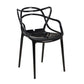 Scandinavian Design Open Back Arm Dining Chairs Plastic Side Chair Clearhalo 'Dining Chairs' 'Dining Tables & Seating' 'dining_chair' 'furn' 'furn_dining_chair' 'Furniture' 'furniture_dining_chair' 'Kitchen & Dining Furniture' 1200x1200_b1ec179d-a165-4b73-9b87-27bf3dea9511