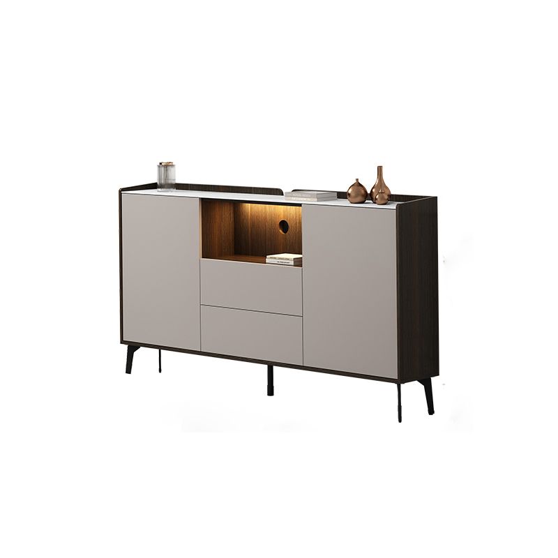 Contemporary Faux Wood TV Stand 2 Drawers and 2 Doors TV Cabinet Clearhalo 'furn' 'furn_tv_stands_entertainment_centers' 'Furniture' 'Living Room Furniture' 'TV Stands & Entertainment Centers' 'TV Stands & Media Storage Furniture' 'tv_stands_entertainment_centers' 1200x1200_b1ed8456-429a-41bc-9df6-4f3d6f8e9c55