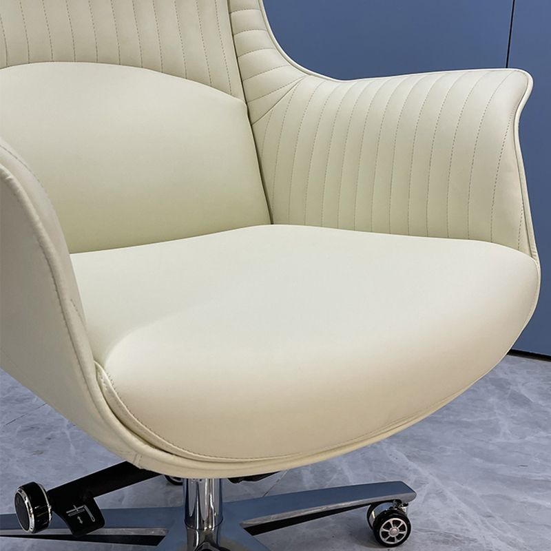 Vaste wapenstoel Modern geen pijnlijk lederen ergonomische bureaustoel met wielen