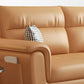 Flared Arms Sleeper Sofa Faux Leather Upholstered Futon Sleeper Sofa Clearhalo 'furn' 'furn_futons' 'Furniture' 'Futons & Daybeds' 'Futons' 'Living Room Furniture' 1200x1200_b1ee39c3-1b3f-4a1e-803d-fe928ef94240