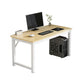 Hedendaagse rechthoek Engineered Wood Desk H-Shape Base Desk voor Home Office