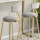 Glam Bar Pub Table Set 1/3 Pcs Stone Top Bar Table with Upholstered Stools Clearhalo 'Bar Furniture' 'furn' 'furn_home_bar_bar_sets' 'Furniture' 'Home Bars & Bar Sets' 'home_bar_bar_sets' 'Kitchen & Dining Furniture' 1200x1200_b1efac21-8612-4be1-98ba-3ad1e54396f7