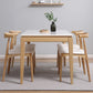 Mid-Century Rectangle Dining Table Marble Table with 4 Legs Base for Home Clearhalo ' dining_table' 'Dining Tables & Seating' 'Dining Tables' 'furn' 'furn_dining_table' 'Furniture' 'furniture_dining_table' 'Kitchen & Dining Furniture' 'kitchen&dining_furn' 'kitchen' 'kitchen_dining_table' 1200x1200_b1f5f3cf-b6b6-4c4c-adce-4765566bf5b3