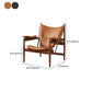 Square Arms Side Chair Genuine Leather Lounge Chair for Living Room Clearhalo 'Accent Chairs' 'accent_chairs' 'Chairs & Seating' 'furn' 'furn_accent_chairs' 'Furniture' 'Living Room Furniture' 1200x1200_b1f726a4-42ab-496e-8101-d29e5cb15487