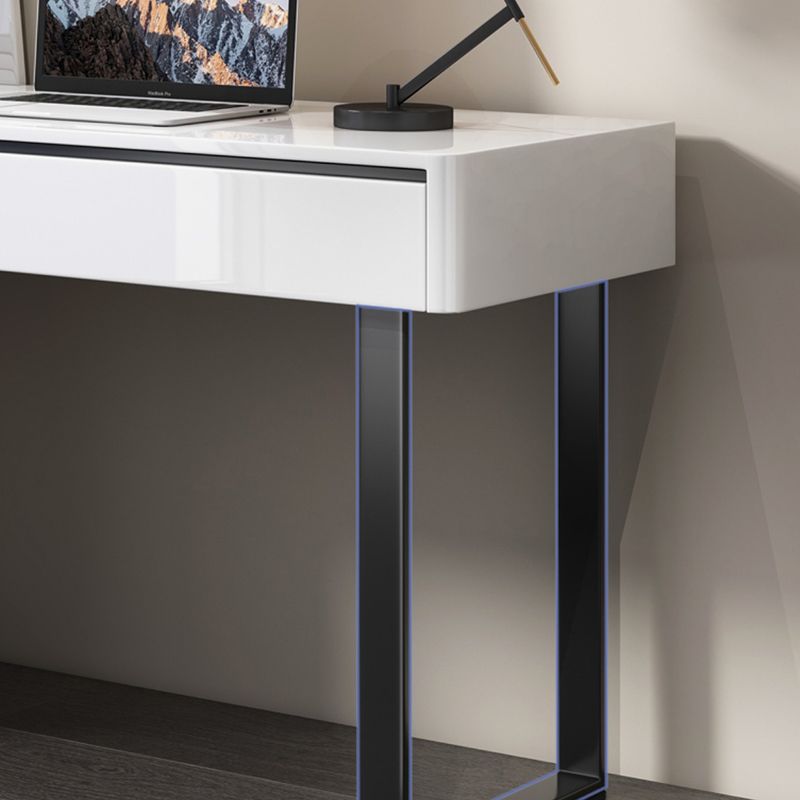 19.68 "引き出し付き幅の木製の虚栄心セット明るい白いメイクアップ虚栄心