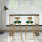 Oval Pub Table Bar Height Glam Bar Table for Indoor and Breakroom Clearhalo 'Bar Furniture' 'Bar Tables' 'bar_tables' 'furn' 'furn_bar_tables' 'Furniture' 'Kitchen & Dining Furniture' 1200x1200_b1fcc378-ad57-4b38-929e-96b216082982