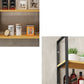 Wall Mounted Storage Bookshelf Industrial Floating Bookcase with Rectangle Shelves
