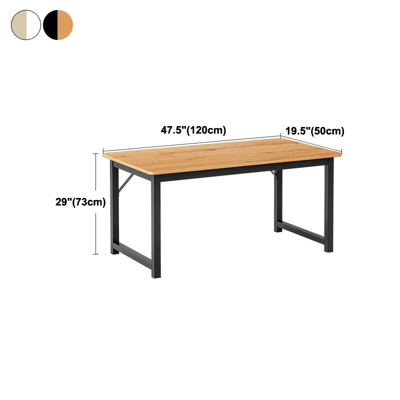 Contemporary Dormitory Writing Desk Rectangular Wooden Writing Desk Clearhalo 'furn' 'furn_office_desk' 'Furniture' 'furniture_office_desk' 'Office Desks' 'Office Furniture' 'office_desk' 1200x1200_b1fff237-0927-42af-ab62-d3dca6ab524a