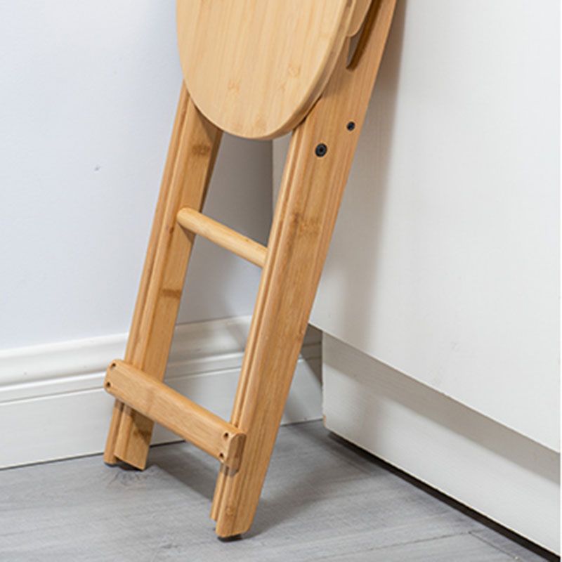 Contemporary Simple Counter Stools 24.5-inch Indoor Wood Fold Bar Stool