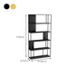 Glam Open Back Standard Bookshelf Metal Shelves Included Bookcase