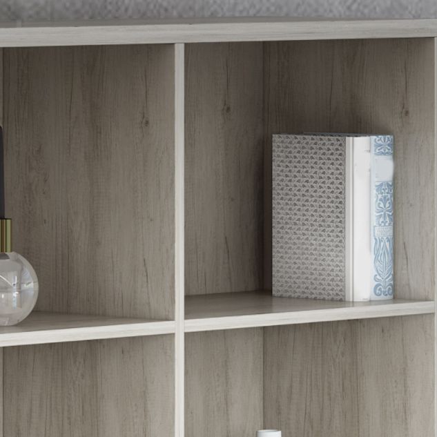 Archivo de archivos modernos Archivo lateral de madera con almacenamiento de bloqueo