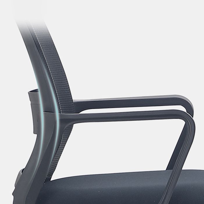 Contemporary Adjustable Office Chair Mid-Back Swivel Desk Chair Clearhalo 'furn' 'furn_office_chair' 'Furniture' 'Office Chairs' 'Office Furniture' 'office_chair' 1200x1200_b20690e3-0afc-4ee8-b54a-1e9a651d3417