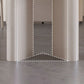 White Rectangle Dining Table Double Pedestal Table for Kitchen Dining Room