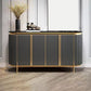 Glam Buffet Sideboard 4-Door Cabinets Dining Buffet for Living Room Clearhalo 'buffet_sideboard' 'Buffets & Sideboards' 'furn' 'furn_buffet_sideboard' 'Furniture' 'Kitchen & Dining Furniture' 1200x1200_b207da8e-2241-41bd-ac68-becdae435bdd