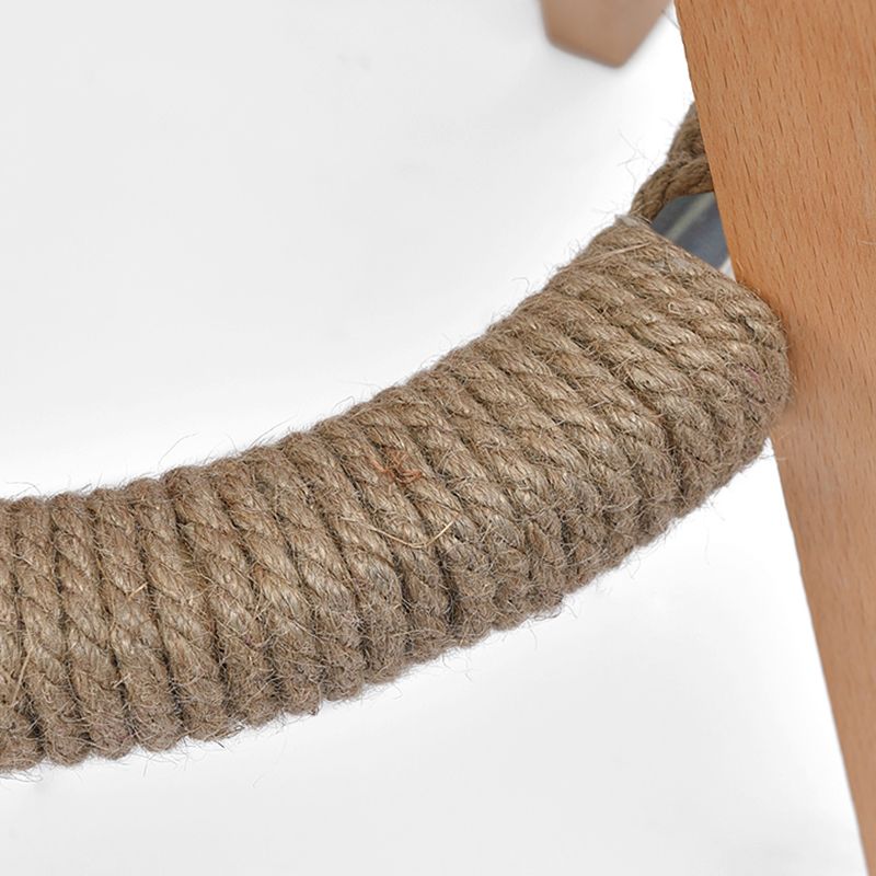 Modern Solid Wood Bar Stool Footrest Low Back Bucket Counter Stool with Cushion, 1 Piece Clearhalo 'Bar Furniture' 'Bar Stools' 'bar_stools' 'furn' 'furn_bar_stools' 'furniture_bar_stools' 'Kitchen & Dining Furniture' 'kitchen&dining_furn' 'kitchen' 'kitchen_furn' Furniture' 1200x1200_b20aabb3-c146-4a8f-bf28-fa69c8ac6c75