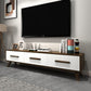 Contemporary Wood TV Stand Console Enclosed Storage TV Media Stand for Living Room Clearhalo 'furn' 'furn_tv_stands_entertainment_centers' 'Furniture' 'Living Room Furniture' 'TV Stands & Entertainment Centers' 'TV Stands & Media Storage Furniture' 'tv_stands_entertainment_centers' 1200x1200_b20c40d1-9f0f-4d09-81c2-832e50329072