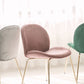 Glam Style Dining Chair Upholstered Dining Side Chair for Indoor