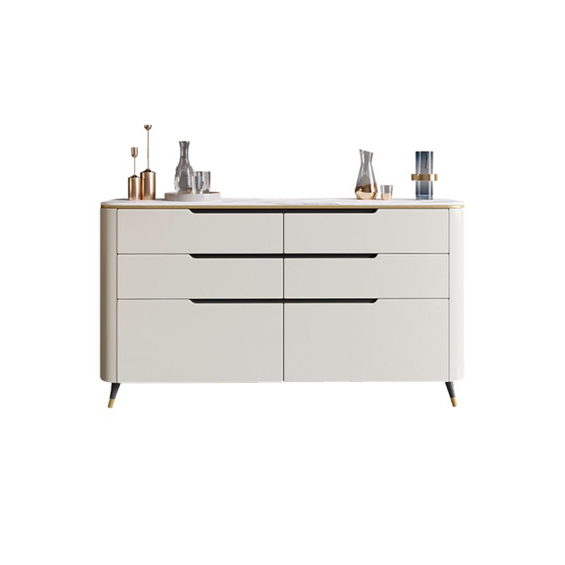Modern sideboard a buffet a 6 cassetto tavolo da sella per uso soggiorno