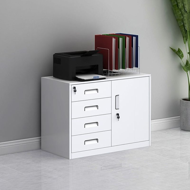 Contemporary Style Lateral Filing Cabinet Metal Filing Cabinet with Locking Storage Clearhalo 'Filing Cabinets' 'filling_cabinets' 'furn' 'furn_filling_cabinets' 'Furniture' 'Office Furniture' 1200x1200_b2138272-a78b-4508-993c-4e6159bbf09d