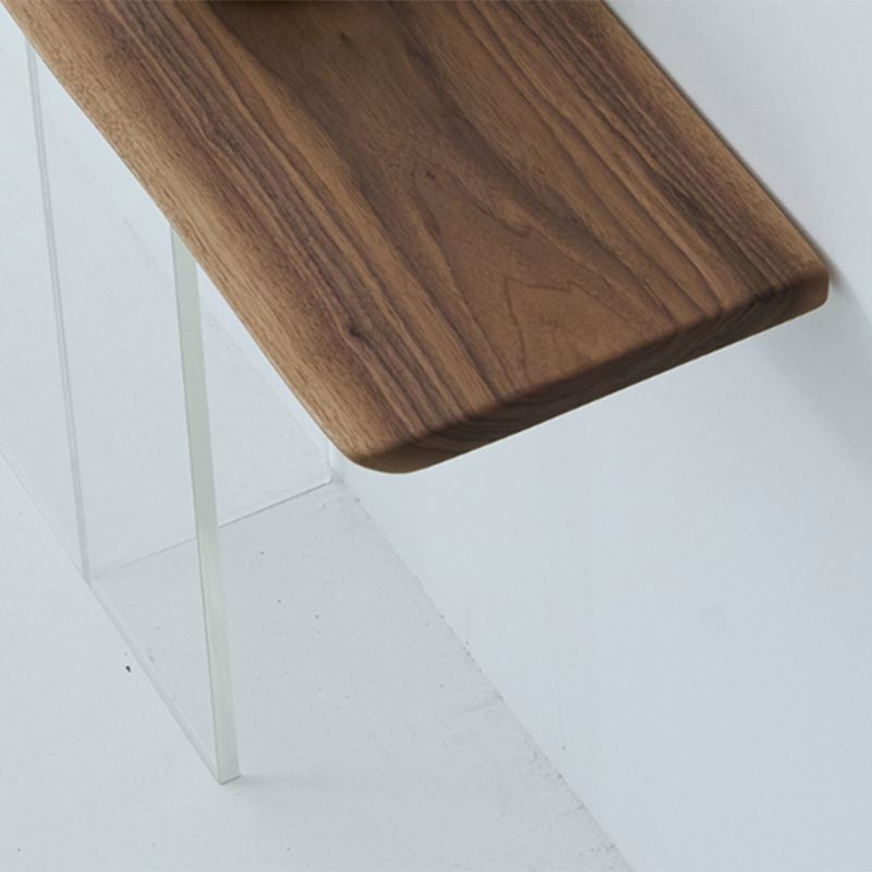Contemporary Walnut Console Accent Table with Rectangle Top for Hall Clearhalo 'Console Tables' 'console_tables' 'Entry & Mudroom Furniture' 'furn' 'furn_console_tables' 'Furniture' 1200x1200_b215b7b0-747b-4e08-8d23-065c1c9ceaea