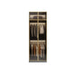 Glass and Wood Wardrobe Armoire Contemporary Wardrobe Closet Clearhalo 'Armoires & Wardrobes' 'armoires_wardrobes' 'Bedroom Furniture' 'furn' 'furn_armoires_wardrobes' 'Furniture' 1200x1200_b21699d0-8f26-4756-acd7-4ce89bb058f4